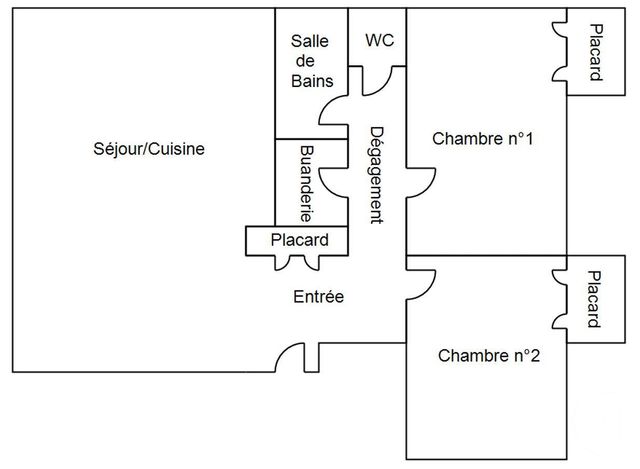 Appartement F3 &agrave; louer - 3 pi&egrave;ces - 69,69 m2 - Frahier Et Chatebier - 70 - FRANCHE-COMTE