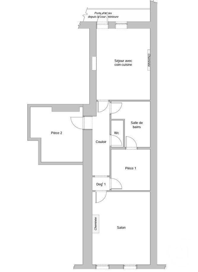 Appartement F3 &agrave; louer - 3 pi&egrave;ces - 84,20 m2 - Luxeuil Les Bains - 70 - FRANCHE-COMTE