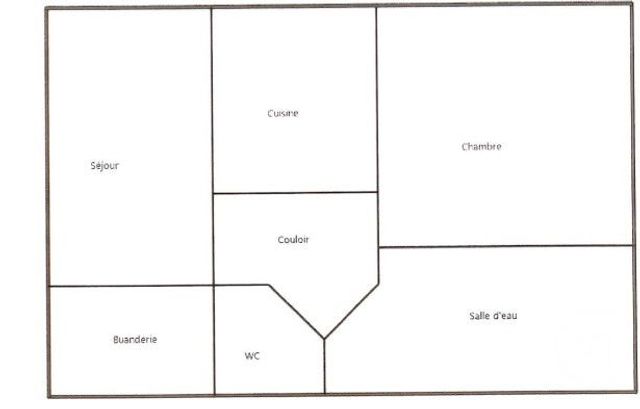 Appartement F2 &agrave; louer - 2 pi&egrave;ces - 55,15 m2 - Luxeuil Les Bains - 70 - FRANCHE-COMTE