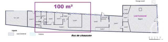 Appartement Local &agrave; louer - 8 pi&egrave;ces - 249 m2 - Lure - 70 - FRANCHE-COMTE