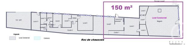Appartement Local &agrave; louer - 8 pi&egrave;ces - 249 m2 - Lure - 70 - FRANCHE-COMTE