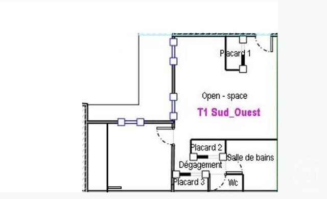 Appartement F1 &agrave; louer - 1 pi&egrave;ce - 49,09 m2 - Lure - 70 - FRANCHE-COMTE