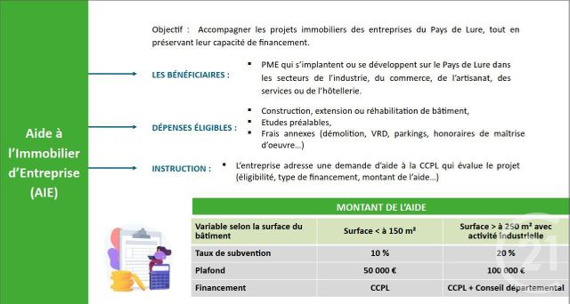 Appartement Local &agrave; louer - 4 pi&egrave;ces - 110,12 m2 - Lure - 70 - FRANCHE-COMTE