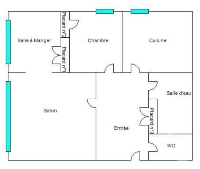 Appartement F3 à louer - 3 pièces - 61 m2 - St Loup Sur Semouse - 70 - FRANCHE-COMTE
